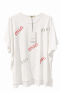 Camiseta White Text Glam