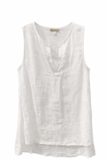 Top Blanco de Lino Natural