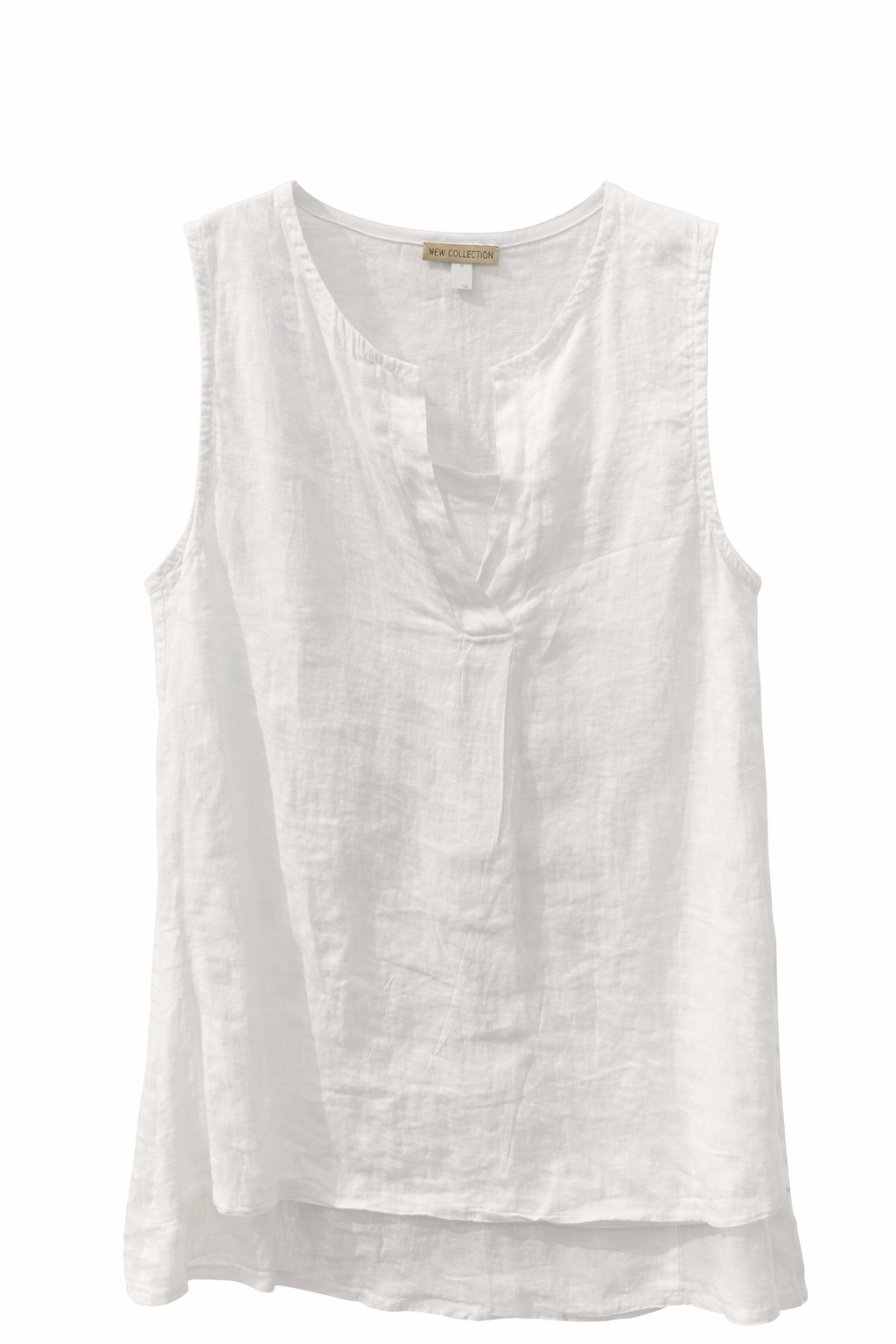 Top Blanco de Lino Natural