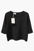Blusa Black Texture Aya