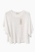 Top White Knit Aura